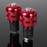 Motorcycle Round 22mm Red Handlebar End Weight Balance Plug Four - 6