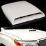 Vent Air Flow Intake Scoop Hood White Universal Bonnet Car Decorative - 4