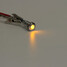 Indicator Light Lamp 8mm LED Metal Green Dash Panel White Yellow Red Blue Pilot - 9