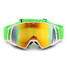 Ski Goggles Anti-Fog Green Motorcycle Racing Frame UV Protection - 1