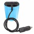 Cigarette Lighter Socket 2 Way Car Cup Holder Charger Dual USB Charger Adapter 3 in 1 - 2