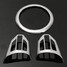 Badge Steel Ring Wheel Panel Cover Insert Chrome Decoration KIA Sorento - 2