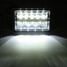 LED Headlight Lamp Truck DRL Inch H4 Hi Lo Beam 20W Trucks White Pickup - 4