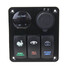 Ports LED Voltmeter DC12-24V Socket Marine Boat Car Dual USB Power Switch - 3