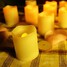 Set Flameless Plastic Candles Remote Timer Votive And - 2