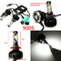 H13 Light Bulbs 9005 9006 H4 4800LM 5000K White 60W LED Headlight Kit - 4