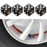 Bike Wheel Stem Rims Caps Motorcycle Car Truck Air Valve Dust DiCE 4pcs Tire Tyre - 1