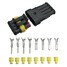 10 X Pin Way Sealed Waterproof Electrical Wire Connector Plug Set - 2