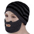 Warm Ski Knitted Beard Winter Hat Mask Cap - 1