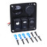 Ports LED Voltmeter DC12-24V Socket Marine Boat Car Dual USB Power Switch - 2