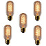 Retro 5pcs Vintage Edison T45 Light Bulbs - 1