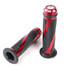 Aluminum Motorcycle Handlebar Gel Hand Grips Bar Rubber CNC - 9