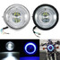 Running Light Universal Motorcycle Angel Eye LED Headlight Beam - 1