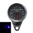 Odometer LED Backlight 12V Universal Motorcycle Speedometer Gauge KMH Signal - 1