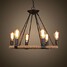 Chandelier Country Living Room Feature For Candle Style Metal 40w Lodge Vintage - 1