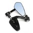 Bar End 22mm Universal Motorcycle HandleBar Rear View Mirrors 8inch - 5