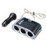 Cigarette Lighter USB Three Multifunction Interface Car Charger One in - 4