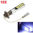 LED DRL H3 10pcs Daytime Running Lamp Driving Fog Light Bulb Car 2835 30SMD - 1