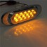 Side Marker Indicator Light White Yellow Red 16LED Bus DC12V Truck Lorry Trailer - 6