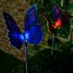 1-led Optic 2 Pcs Butterfly Colorful Light Lights Led Solar Light Fibre - 2