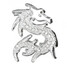Rhinestone Style Sticker Dragon 3D Motorcycle Chrome Crystal Metal Chinese - 5