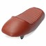 CB550 CB750 Honda CB400 CB500 Brown Cafe Racer Hump Pad Seat Cushion Saddle - 1