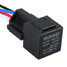 Black 12V with Wiring Harness and Socket Car Auto Relay AMP - 2