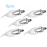 Ac 220-240 V 250-300 5 Pcs 3w E14 Candle Light Ca35 Cool White - 1