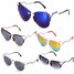 Glasses UV400 Sunglasses Men Women Vintage Retro Riding Lenses - 4