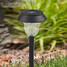 1-led Plastic Whte Garden Lamp Pathway Solar Lawn Light - 2