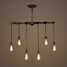 Nordic Iron Creative Chandelier Personality Industrial Pipes Art - 1