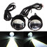 Projector Light Waterproof LED DRL Daytime Running Xenon White Fog 2Pcs 5W Car - 1