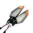 Light Pair LED Blinker Indicator Turn Signal Amber Universal Motorcycle Amber - 2