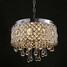 Lights Drum Chandelier Rain Drop Crystal - 1