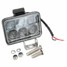 Side 12V 18W Lens Lamp Six LED Headlights Lights Motorcycle Super Bright 7000K Spotlight - 2