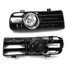 Lamp Front Fog Light Car Set For VW Black GOLF Grille - 5