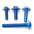 Complete Fairing Bolt Nuts Blue CNC Screws Bodywork Alloy Motorcycle Kit For Kawasaki - 4