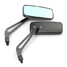 Universal 8MM 10MM Aluminum Motorcycle Rectangle Rear View Side Mirror - 1