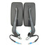 8MM 10MM LED CNC Aluminum Motorcycle Rear View Side Mirrors - 4