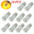 Tail Bulb Yellow LED Car Turn Signal Light 21W 5050 27SMD 10pcs 12V Lamp Reverse - 3