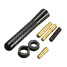 Radio Carbon Fiber Screw Short 80mm Universal Black Antenna 3 Inch Aluminum Car - 6