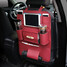Vehicle Auto Backseat PU Cup Holder Car Phone Leather Seat Multi-Pocket Organizer - 4