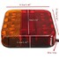Light Lamp Red LED Taillight Pair Amber Trailer Truck 10-30V Turn Signal Brake - 4