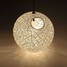 Modern Restaurant Rattan Ball Chandelier Hemp Simple Pastoral - 4