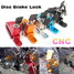 CNC Motorcycle Bike Scooter Anti-theft Disc Brake Wheel Lock Rotor - 6