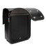 Square Bag Side Waterproof Motorcycle 2Pcs Luggage Saddle Bag PU Leather - 7