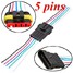 Motorcycles Waterproof Electrical 2 3 4 Car Wire 6 Pin 10cm Connector Plug - 7