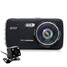 Rearview Dual Camera Junsun H6 1080P Car DVR Video Recorder Night Vision FHD 4.0 Inch 1200Mega - 1
