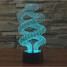 100 Touch Dimming 3d Colorful Decoration Atmosphere Lamp Christmas Light Novelty Lighting Led Night Light Spiral - 6
