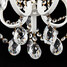 Chandelier Iron Painting Crystal Clear Lighting Lamp Modern - 6